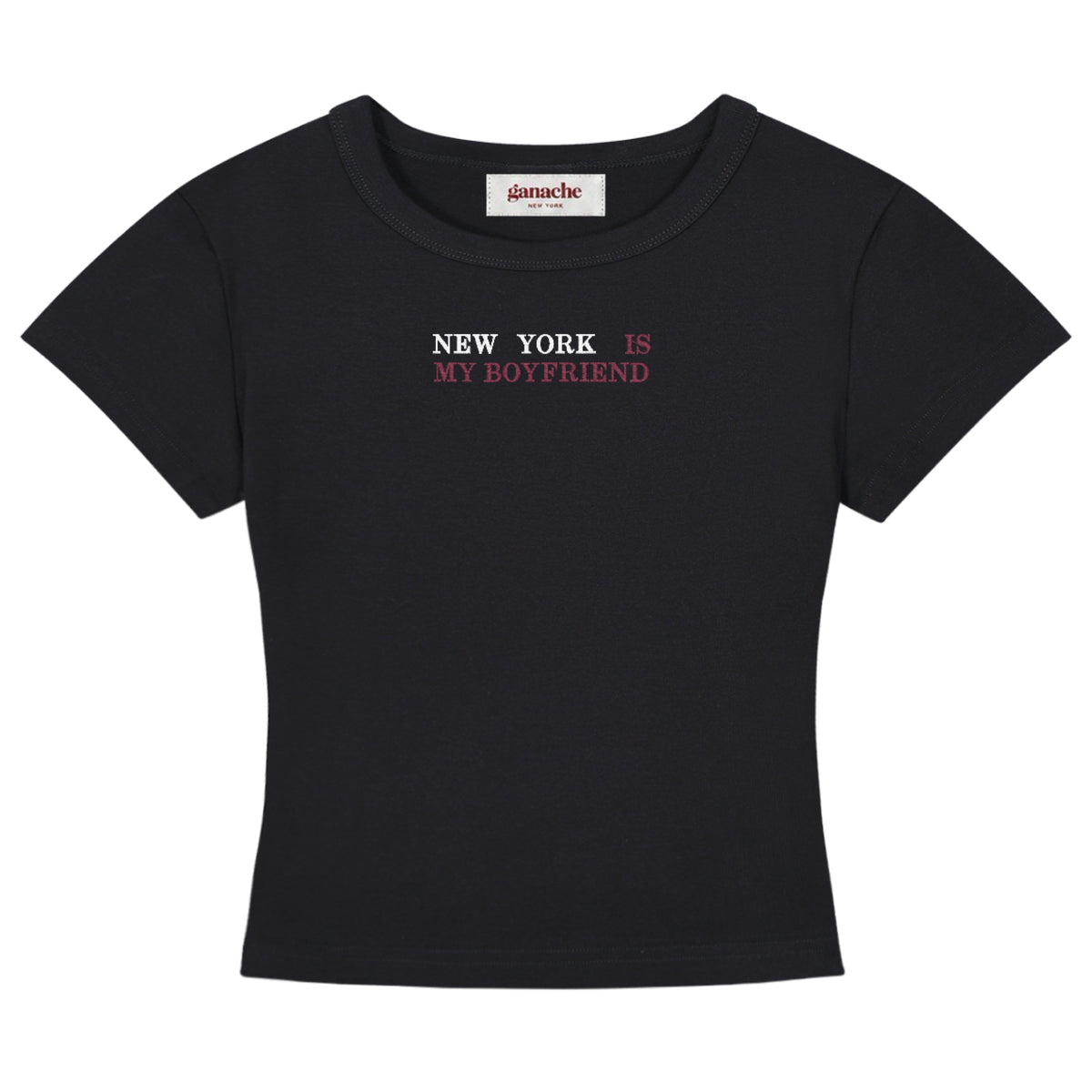 Black New York is my BF Tee front