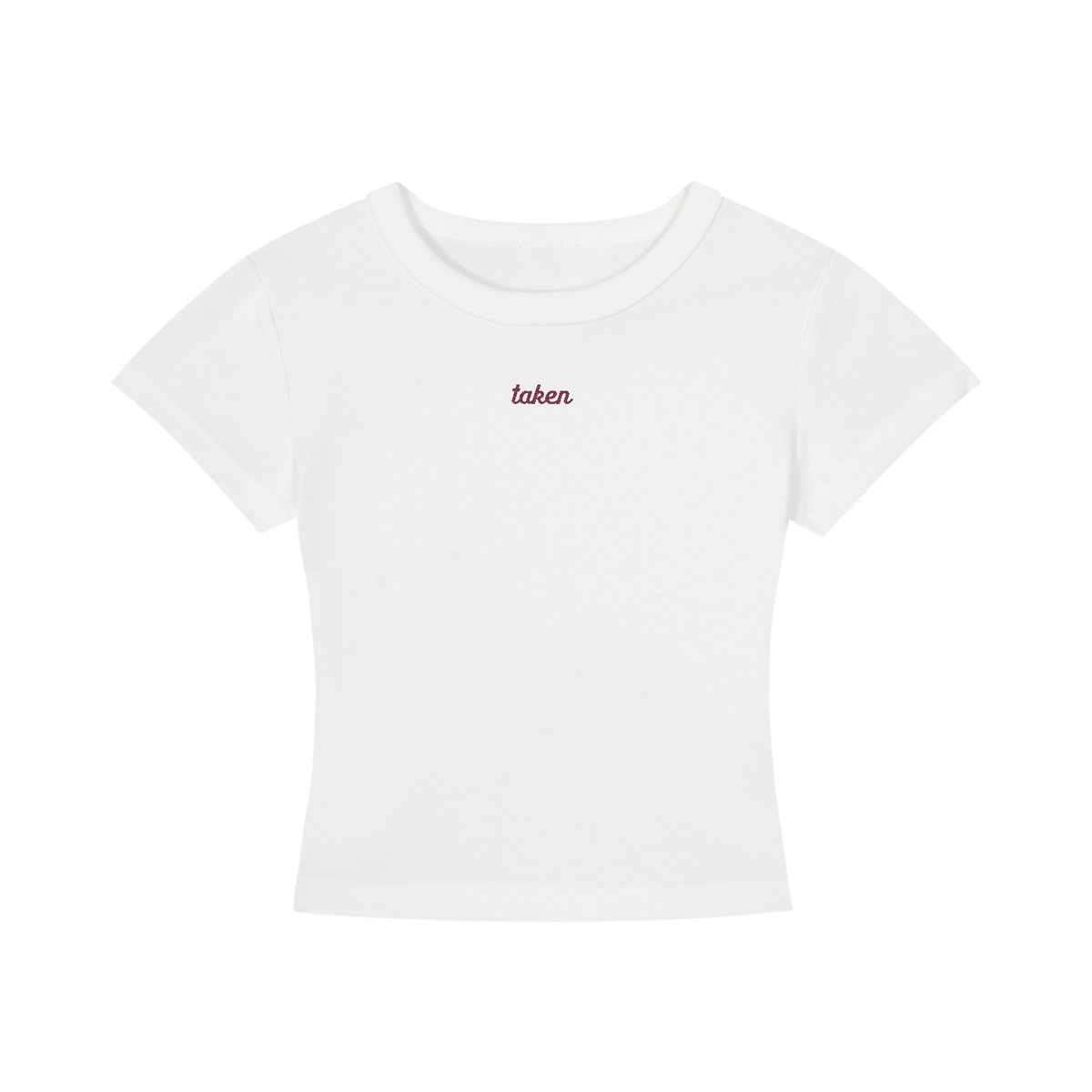 The Taken Embroidered Tee — White
